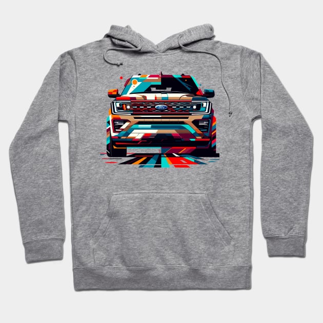 Ford Expedition Hoodie by Vehicles-Art